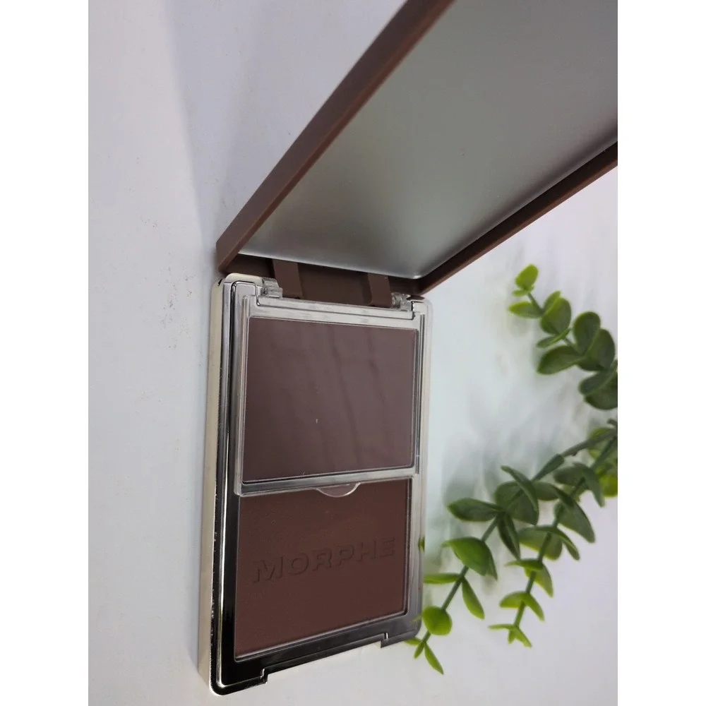 NWOB😍FUJI BEACH Morphe Cheek Thrills Multi-Finish Face Trio Mirror Bronze &Tone